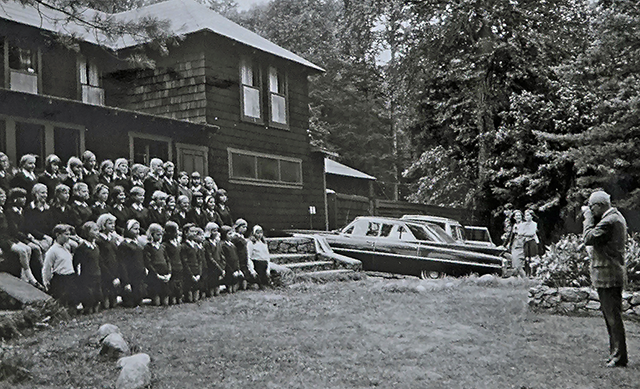 Moss Lake cmp, Senior Camp August 1965 Group Photo Preparing